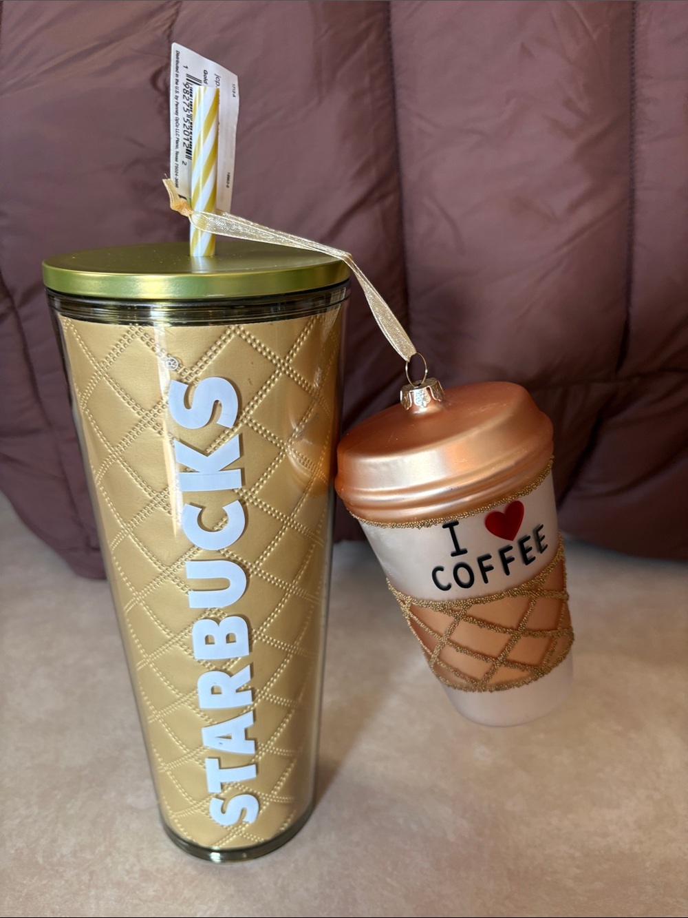 NWT 2 Lot Bundle ☕️ Starbucks Holiday 2024 Venti Tumbler & Xmas Ornament